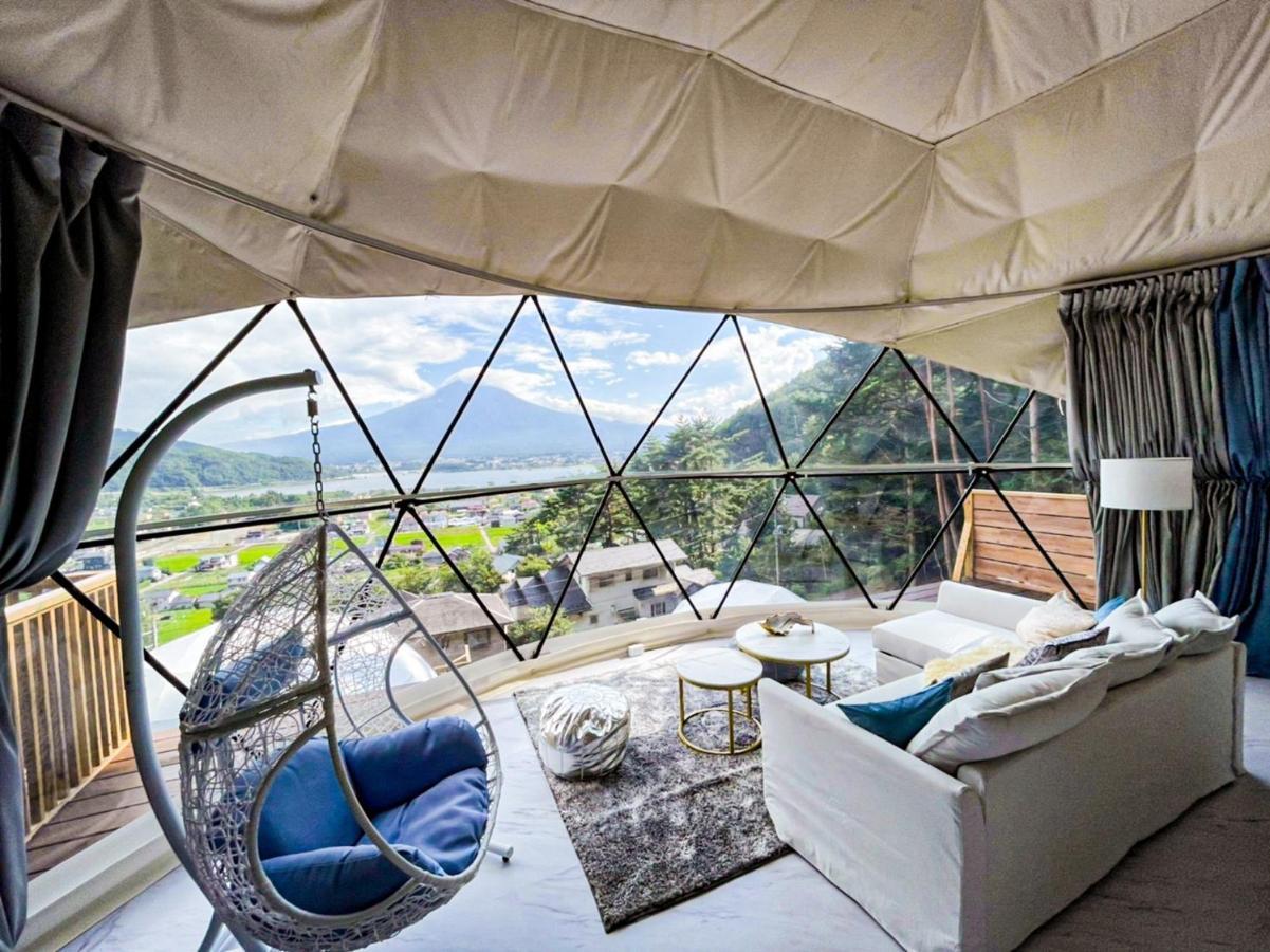 Mt,Fuji Glamping Terrace Minenohana - Vacation Stay 35711V Fujikawaguchiko Exterior foto