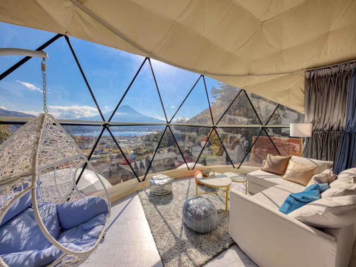 Mt,Fuji Glamping Terrace Minenohana - Vacation Stay 35711V Fujikawaguchiko Exterior foto